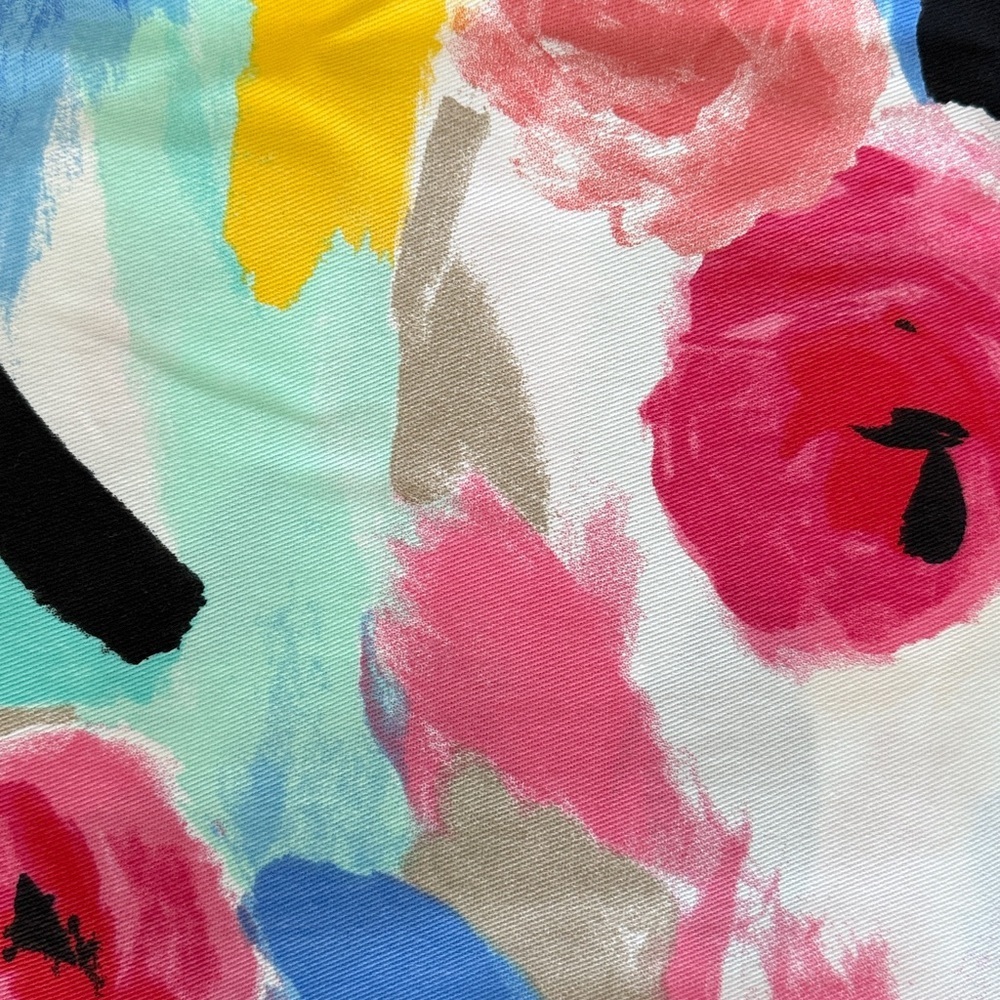 Kate Spade New York Paintball Floral Shower Curtain Watercolor Size 72 x 72